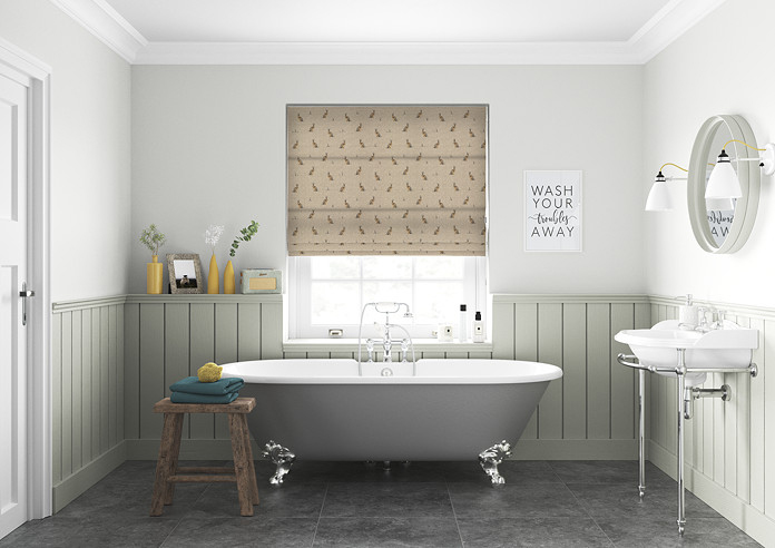 Hartley, Natural - Roman Blind - Image 5